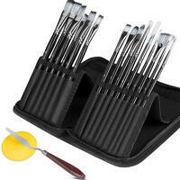 Без бренда «Набор кистей для рисования в чехле, премиум набор (15 нейлоновых кистей, 1 мастихин)» в Ярославле