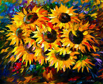 Без бренда «Собранный букет подсолнухов» в Ярославле