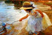 Без бренда «Девочка пытается спасти мяч» в Ярославле в интернет-магазине  Без бренда «Девочка пытается спасти мяч» в Ярославле