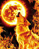 Без бренда «Огненный волк воет на луну (20шт)» в Ярославле