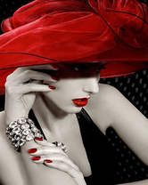 Без бренда «Коробка 20 шт: Девушка с красной шляпой» в Ярославле