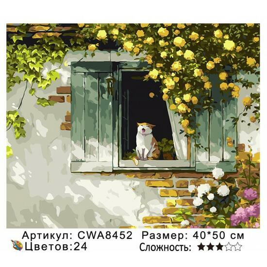 Картина по номерам 40x50 CWA8452