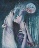 Без бренда «Девушка и волк в полнолуние» в Ярославле в интернет-магазине Без бренда «Девушка и волк в полнолуние» в Ярославле