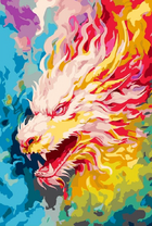 Без бренда «Разноцветный огненный дракон» в Ярославле в интернет-магазине  Без бренда «Разноцветный огненный дракон» в Ярославле