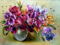 Разлапистый букет ирисов