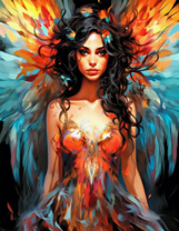 Без бренда «Девушка в ярком костюме в стиле фэнтези» в Ярославле