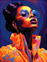 Без бренда «Темнокожая девушка в ярком плаще» в Ярославле