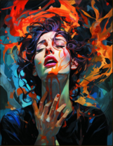 Без бренда «Портрет девушки в ярких красках» в Ярославле