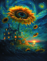 Без бренда «Фэнтези сюжет с подсолнухом» в Ярославле в интернет-магазине  Без бренда «Фэнтези сюжет с подсолнухом» в Ярославле