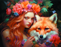 Без бренда «Рыжая девушка и рыжая лисица» в Ярославле в интернет-магазине  Без бренда «Рыжая девушка и рыжая лисица» в Ярославле