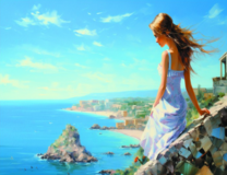 Без бренда «Ностальгия девушки у моря» в Ярославле